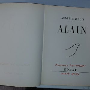 alain_andre-maurois_edition-originale_CL-00430_01 Alain - André MAUROIS - Image 2