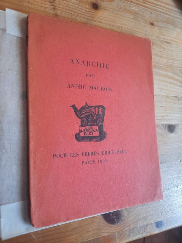 Anarchie - André MAUROIS - Image principale