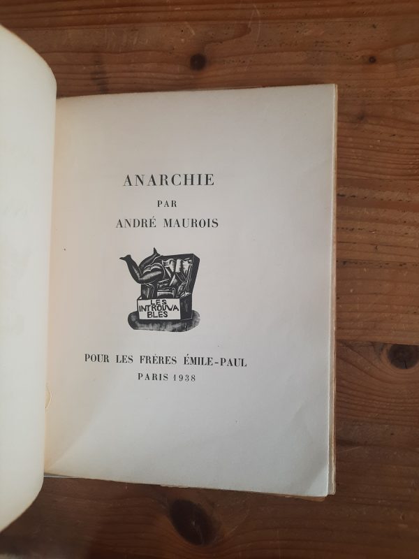 Anarchie - André MAUROIS - Image 4