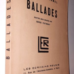 ballades - Georges DUHAMEL - Image principale