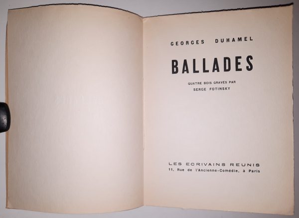 ballades - Georges DUHAMEL - Image 3