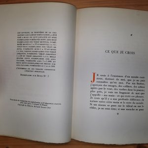 Ce que je crois - André MAUROIS - Image principale