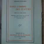 Dans l'ombre des statues - Georges DUHAMEL - Image principale