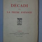 Décadi ou la Pieuse enfance - Paul Cazin - Image principale