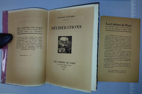 Délibérations - Georges DUHAMEL - Image 2