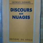 Discours aux nuages - Georges DUHAMEL - Image principale