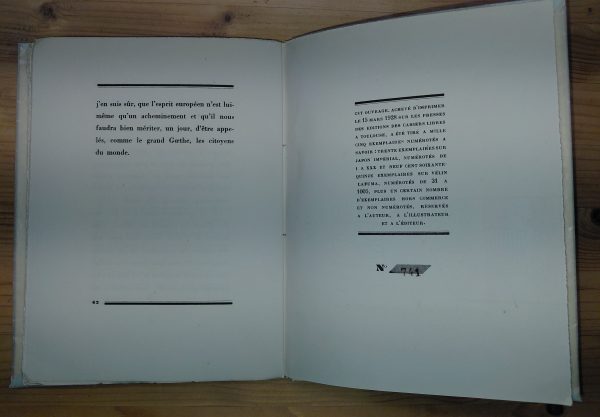 Entretien sur l'esprit européen - Georges DUHAMEL - Image 2