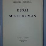 Essai sur le roman - Georges DUHAMEL - Image principale