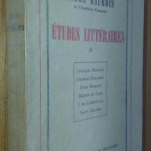 études littéraires II - André MAUROIS - Image principale