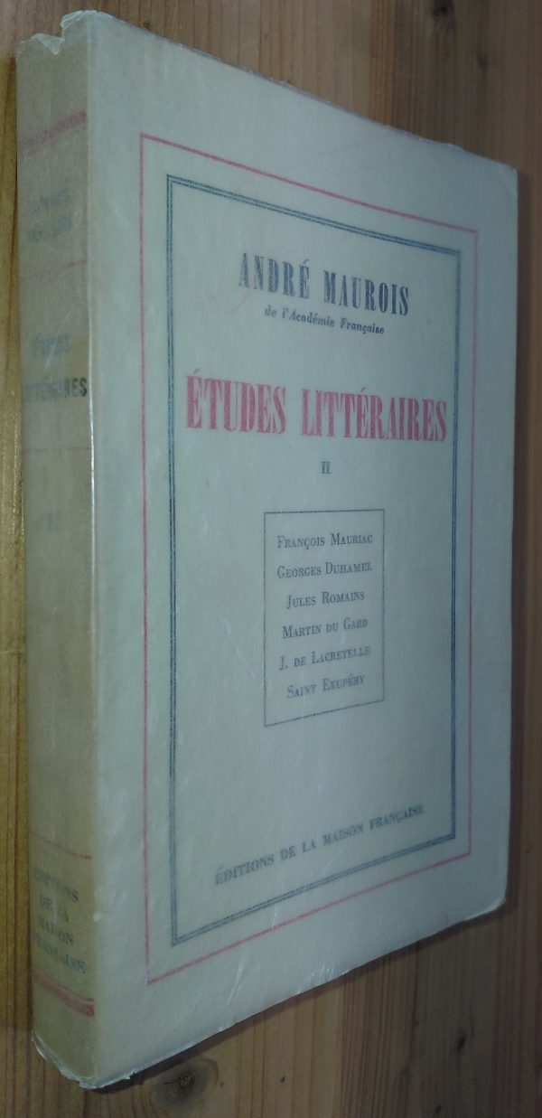 études littéraires II - André MAUROIS - Image principale