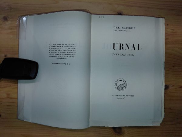 Journal des États-Unis 1946 - André MAUROIS - Image 2