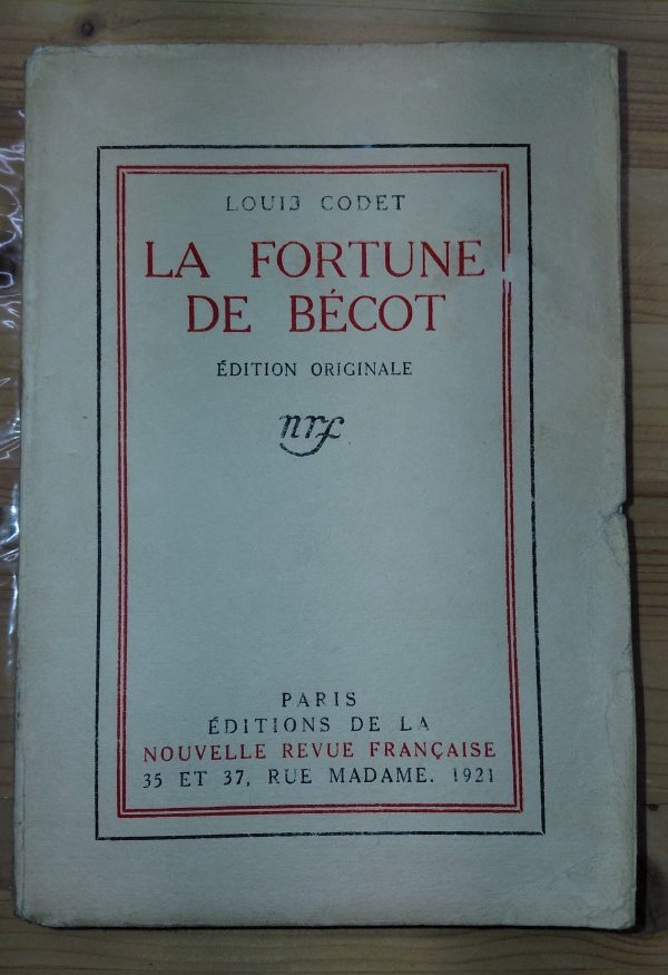La Fortune de Bécot - Louis CODET - Image principale