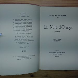 La Nuit d'orage - Georges DUHAMEL - Image 2