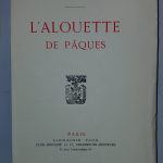 L'Alouette de Pâques - Paul CAZIN - Image principale