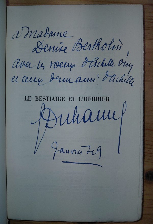 Le Bestiaire et l'Herbier - Georges DUHAMEL - Image 2