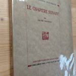 Le Chapitre suivant - André MAUROIS - Image principale