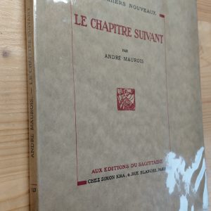 Le Chapitre suivant - André MAUROIS - Image principale