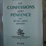 Les Confessions sans pénitence - Georges DUHAMEL - Image principale