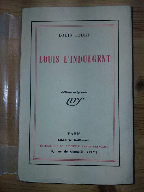Louis l'indulgent - Louis CODET - Image principale