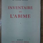 Lumières sur ma vie _ Tome 1 Inventaire de l'abîme (1884-1901) - Georges DUHAMEL - Image principale