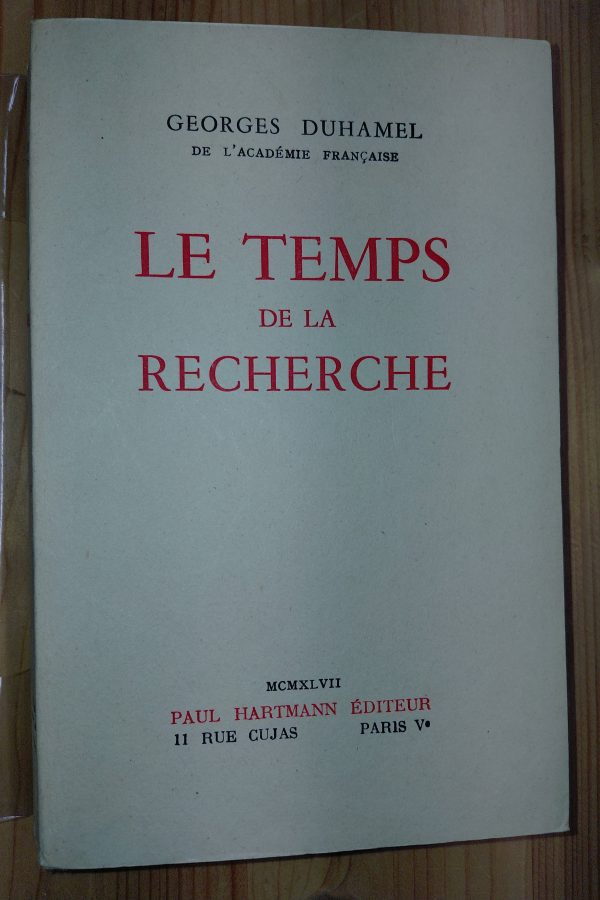 Lumières sur ma vie _ Tome 3 Le Temps de la recherche (1906-1914) - Georges DUHAMEL - Image principale