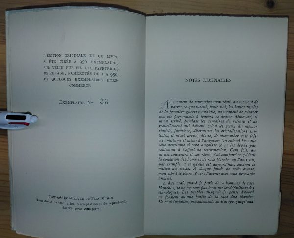 Lumières sur ma vie _ Tome 4  La Pesée des âmes (1914-1919) - Georges DUHAMEL - Image 2