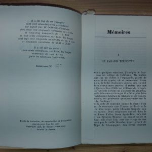 memoires-ti-les-annees-dapprentissage-tii-les-annees-de-travail_andre-maurois_edition-originale_CL-00451_01 Mémoires - T.I Les années d'apprentissage - T.II Les années de travail - André MAUROIS - Image 2