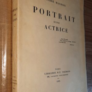 Portrait d’une actrice - André MAUROIS - Image principale