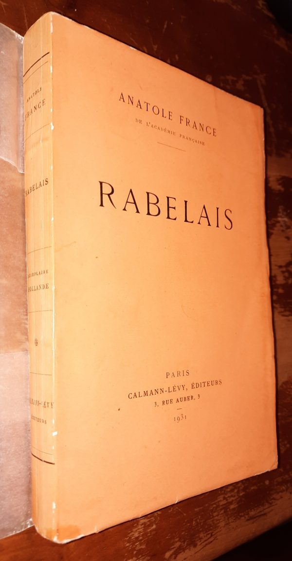 Rabelais - Anatole France - Image principale