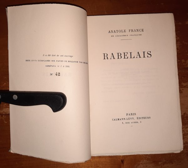 Rabelais - Anatole France - Image 2