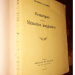 Remarques sur les mémoires imaginaires - Georges DUHAMEL - Image 2