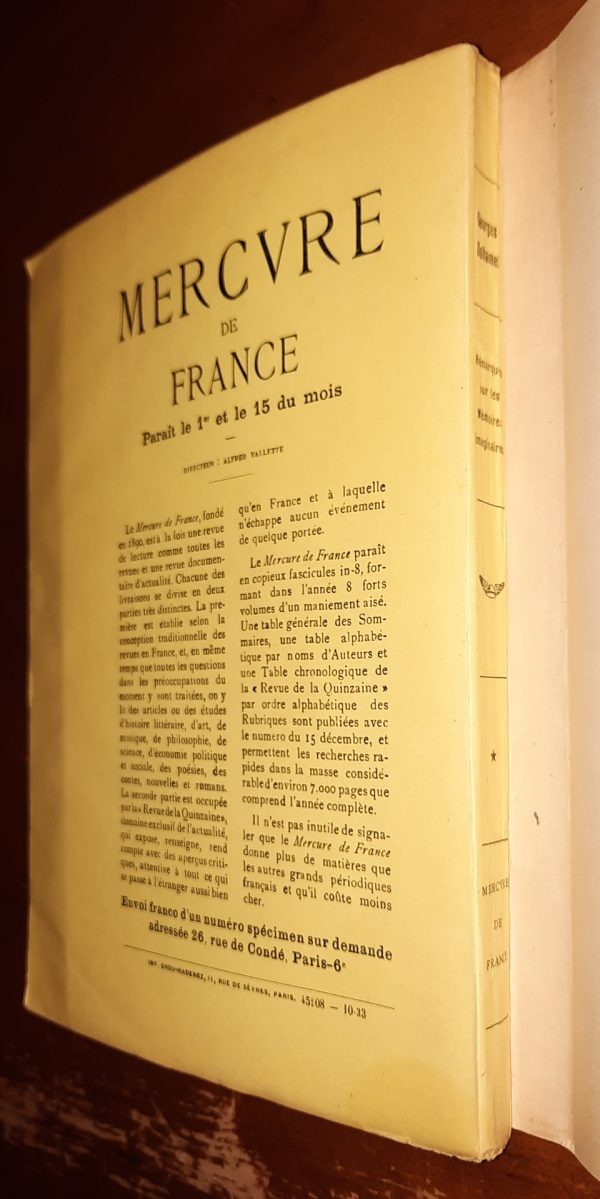 Remarques sur les mémoires imaginaires - Georges DUHAMEL - Image 8