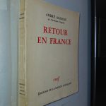 Retour en France - André MAUROIS - Image principale