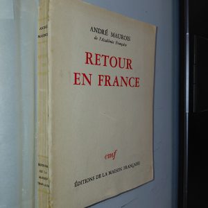 Retour en France - André MAUROIS - Image principale