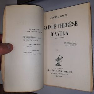 sainte-therese-davila_jeanne-galzy_edition-originale_CL-00321_01 Sainte Thérèse d'Avila - Jeanne Galzy - Image 2