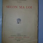 Selon ma loi - Georges DUHAMEL - Image principale