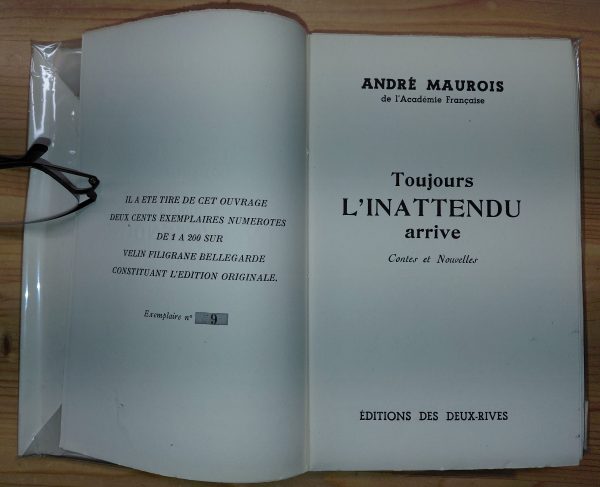 Toujours l'inattendu arrive - André MAUROIS - Image 3