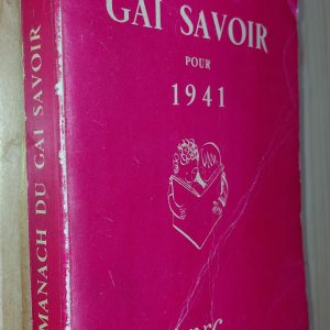 Almanach du gai savoir 1941 - Colette VIVIER - Image principale