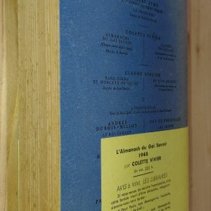 Almanach du gai savoir 1948 - Colette VIVIER - Image 2