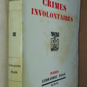crimes involontaires - Henri BORDEAUX - Image principale