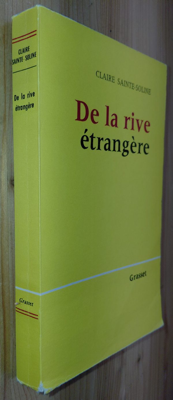 De la rive étrangère - Claire SAINTE-SOLINE - Image principale