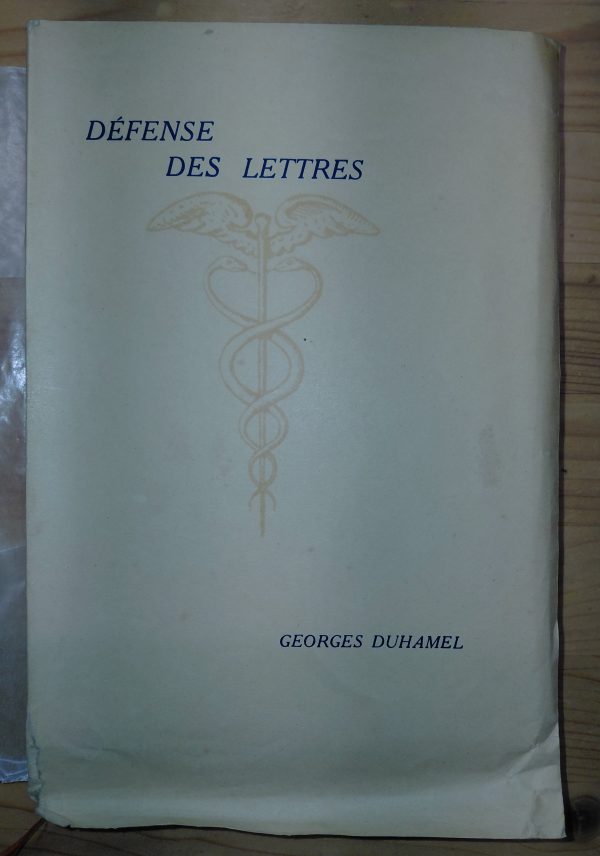 Défenses des lettres - Georges DUHAMEL - Image principale