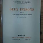 Deux patrons (Erasme, Cervantes) suivi de Vie et mort d'un héros de roman - Georges DUHAMEL - Image principale