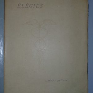 Élégies - Georges DUHAMEL - Image principale