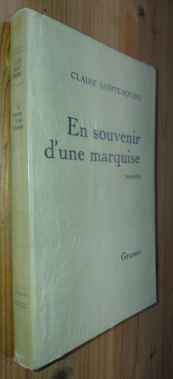 En souvenir d'une marquise - Claire SAINTE-SOLINE - Image principale