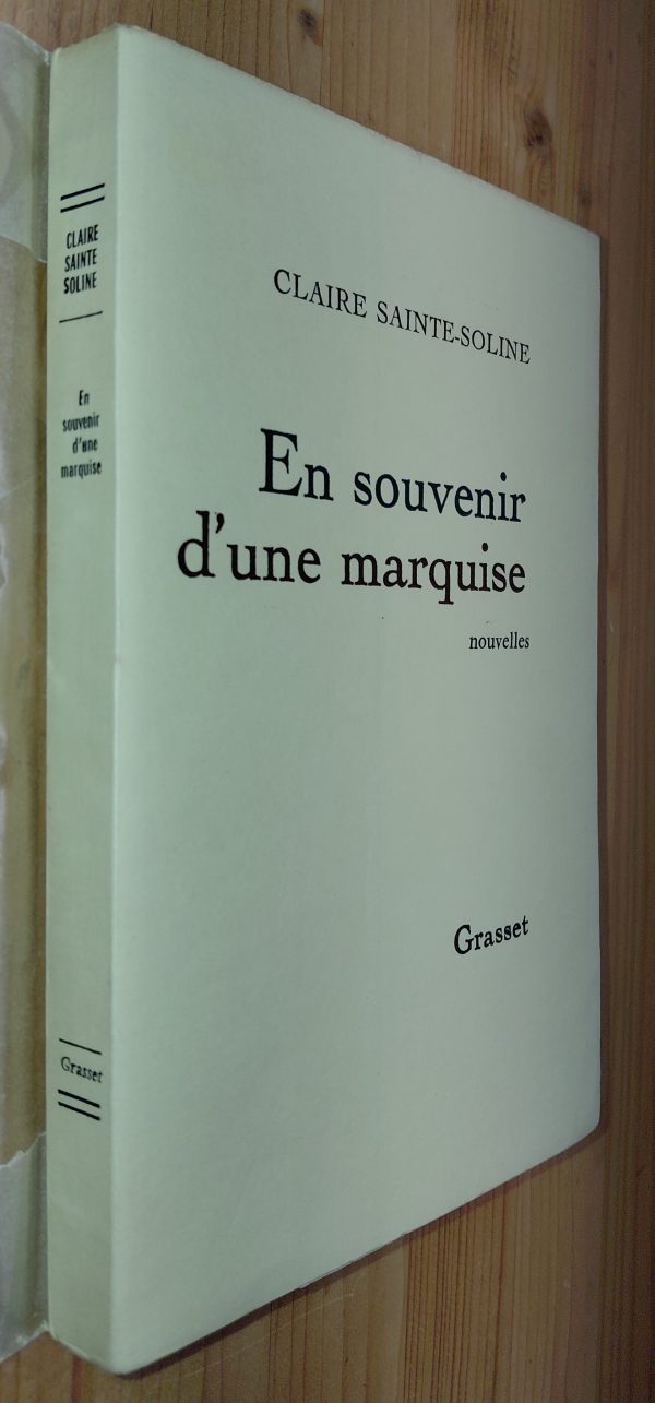 En souvenir d'une marquise - Claire SAINTE-SOLINE - Image principale