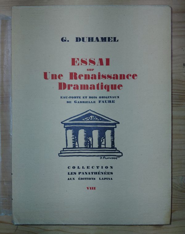 Essai sur une renaissance dramatique - Georges DUHAMEL - Image principale