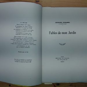 Fables de mon jardin - Georges DUHAMEL - Image 2