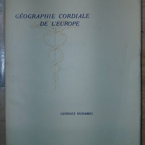 Géographie cordiale de l'Europe - Georges DUHAMEL - Image principale