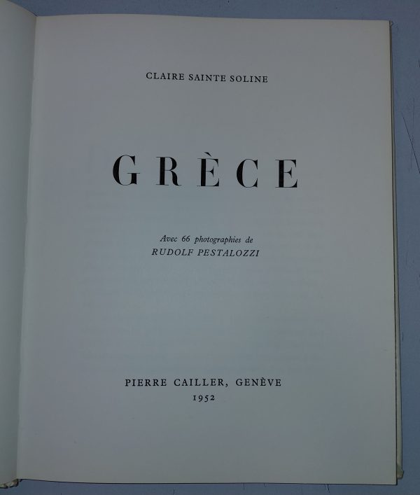 Grèce - Claire SAINTE-SOLINE - Image 2